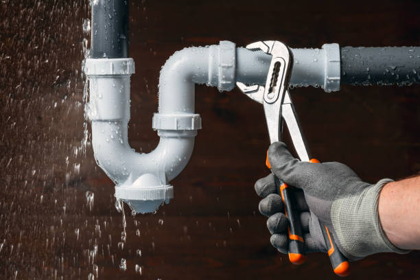 Professional Plumbing technician working in Leland, IL